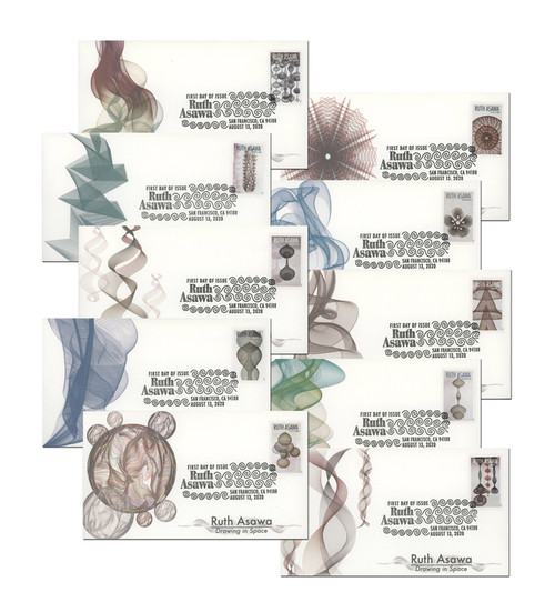 5504-13 FDC - 2020 First-Class Forever Stamps - Ruth Asawa