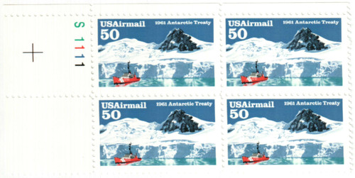 C130 PB - 1991 50c Antarctic Treaty