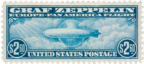 C15 PB - 1930 $2.60 Graf Zeppelin blue
