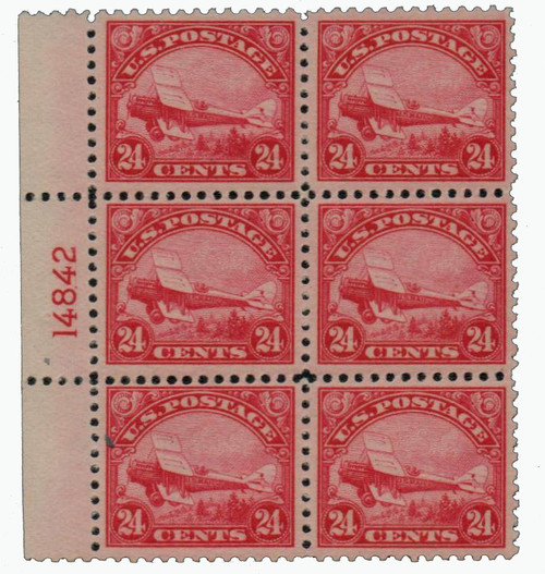 C6 PB - 1923 24c Airmail carmine