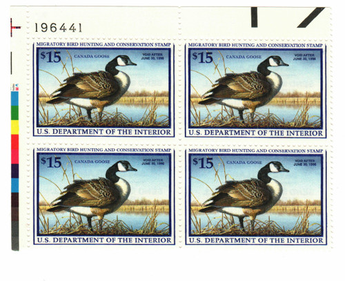 RW64 PB - 1997 $15.00 Federal Duck Stamp - Canada Goose