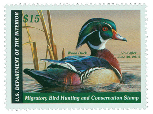 RW79 PB - 2012 $15 Wood Duck