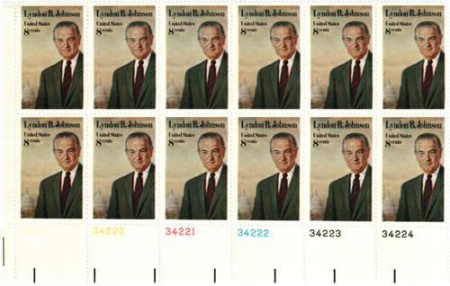 1503 PB - 1973 8c Lyndon B. Johnson