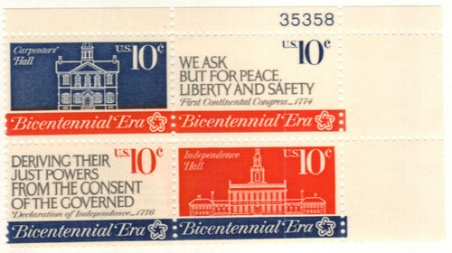 1543-46 PB - 1974 10c First Continental Congress