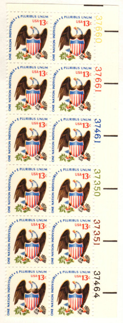 1596 PB - 1975 13c Americana Series: Eagle and Shield