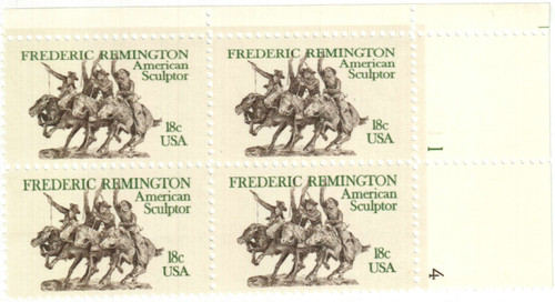 1934 PB - 1981 18c Frederic Remington