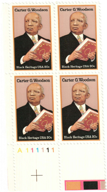 2073 PB - 1984 20c Black Heritage: Carter G. Woodson