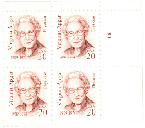 2179 PB - 1994 20c Great Americans: Virginia Apgar