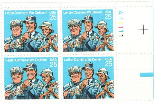 2420 PB - 1989 25c Letter Carriers