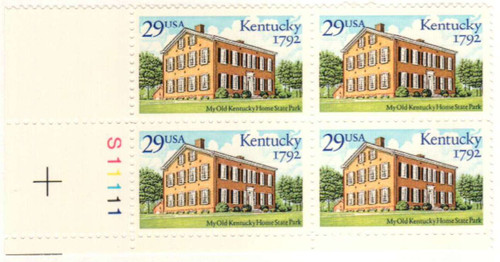 2636 PB - 1992 29c Kentucky Statehood