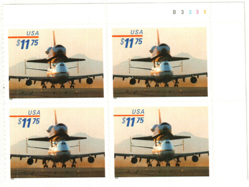 3262 PB - 1998 $11.75 Piggyback Space Shuttle, Express Mail