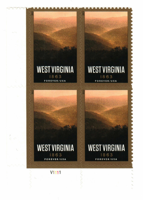 4790 PB - 2013 First-Class Forever Stamp - Statehood: West Virginia Sesquicentennial
