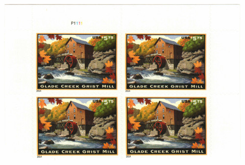 4927 PB - 2014 $5.75 Glade Creek Grist Mill, Priority Mail