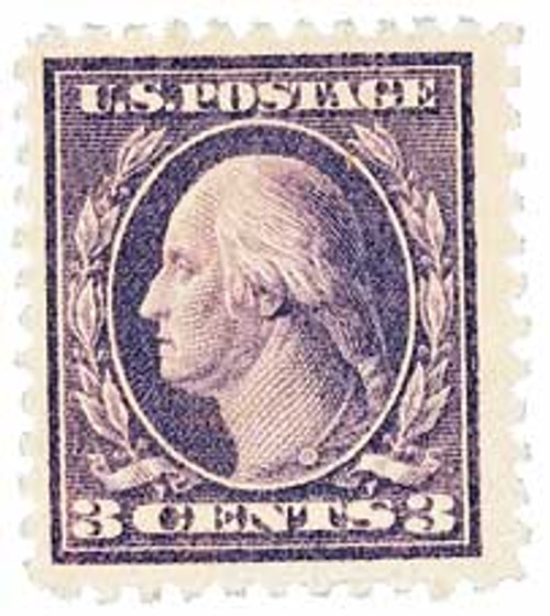 502 PB - 1918 3c Washington, violet, type II