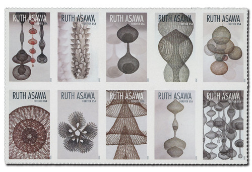5504-13 PB - 2020 First-Class Forever Stamps - Ruth Asawa