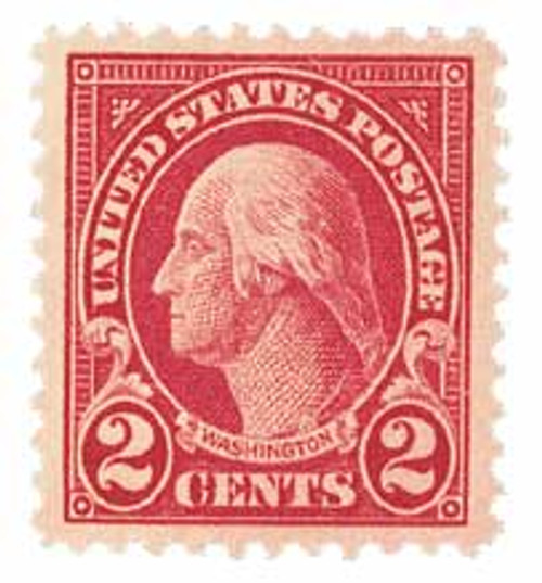 554 PB - 1923 2c Washington, carmine