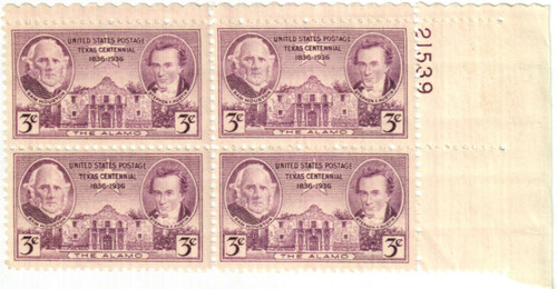 776 PB - 1936 3c Texas Centennial
