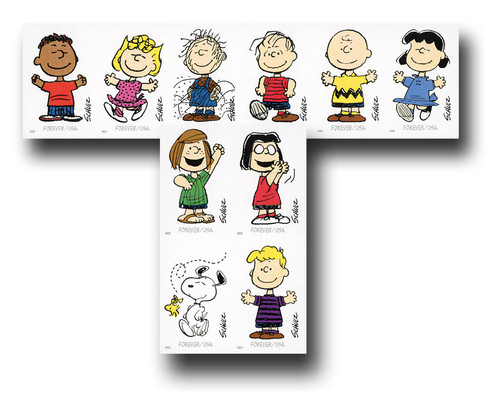5726l-u PB - 2022 First-Class Forever Stamps - Imperforate Charles Schulz