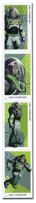 5709-12c PB - 2022 First-Class Forever Stamps - Imperforate Go Beyond: Buzz Lightyear