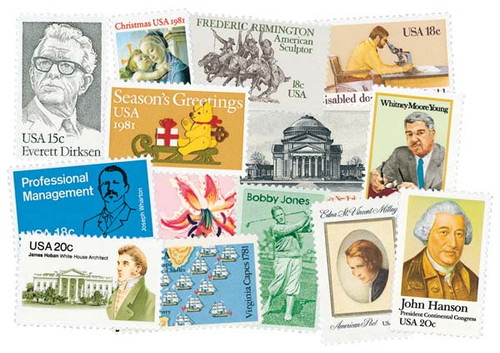 YS1981 PB - 1981 Commemorative Stamp Year Set