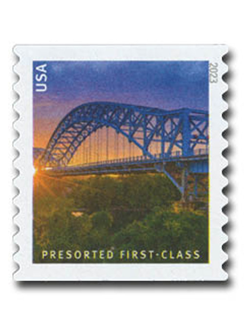 5811  - 2023 25c Presort Bridges: Arrigoni Bridge- Middletown, Connecticut to Portland, Connecticut