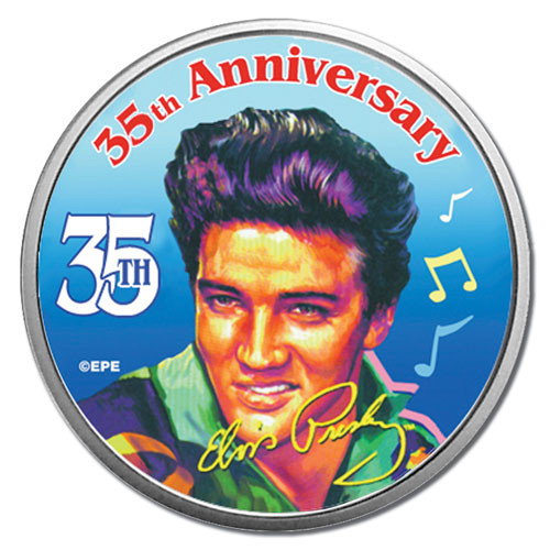 CNS1000c  - "Elvis Presley "35th Anniversary" US Half Dollar Commemorative Coin"