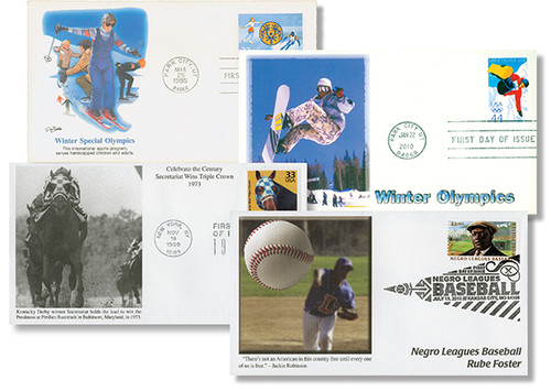 6B141 - Sports First Day Covers