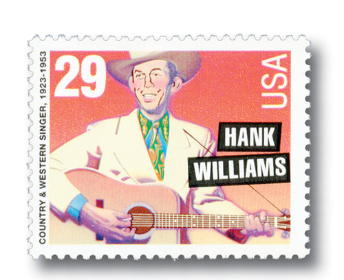 2723A PB - 1993 29c Hank Williams, perf 11.2 x 11.5