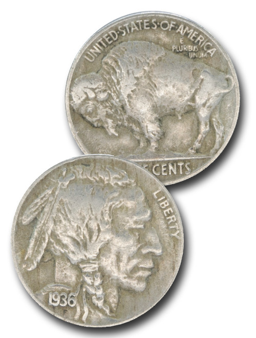 CN-936D  - 1936-D Buffalo Nickel