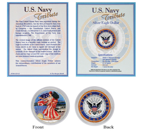 CNSAF12  - US Silver Dollar Tribute to NAVY