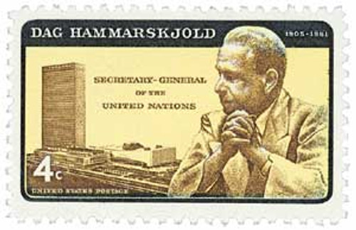 1203  - 1962 4c Dag Hammarskjold