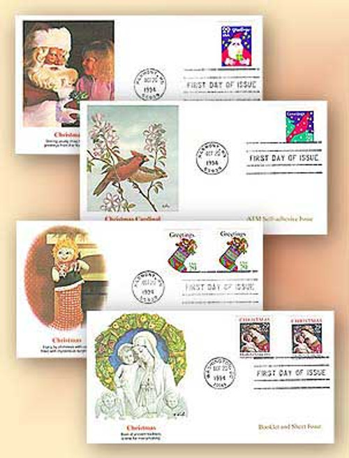 2873-74  - 1994 Christmas FDC/4