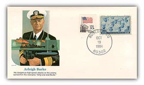 20017  - 1984 Arleigh Burke Commemorative Cover