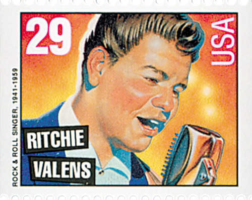 2734  - 1993 29c Legends of American Music: Ritchie Valens, booklet single