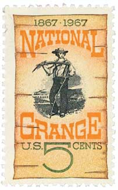 1323  - 1967 5c National Grange