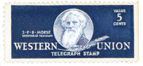 16T101  - 1940 5c deep blue, Samuel Morse