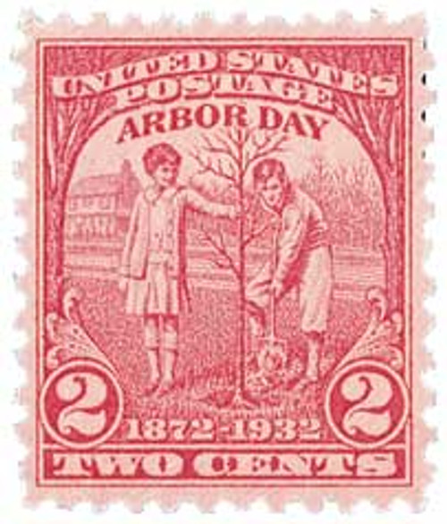 717  - 1932 2c Arbor Day