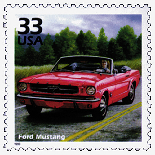 3188h  - 1999 33c Celebrate the Century - 1960s: Ford Mustang