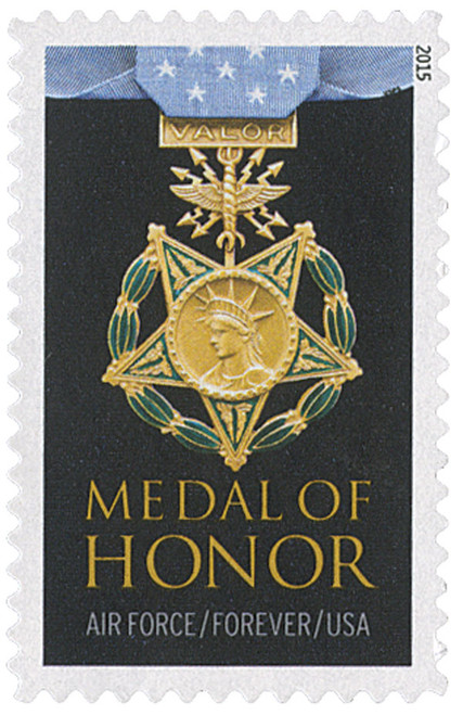 4988  - 2015 First-Class Forever Stamp - The Medal of Honor: Vietnam War - Air Force