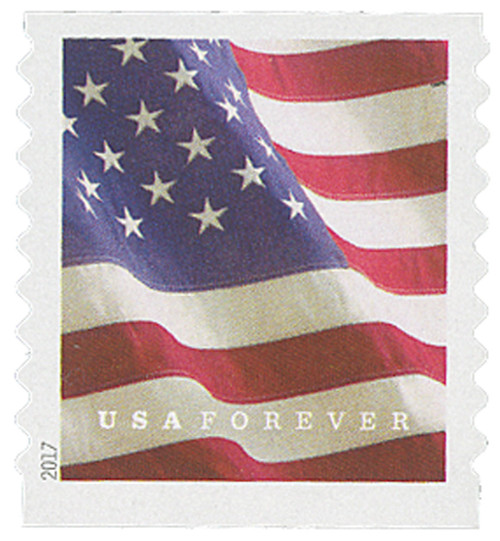 5159  - 2017 First-Class Forever Stamp - U.S. Flag (Ashton Potter, coil)