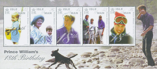 M6362  - Isle of Man Prince William 18th Birthday