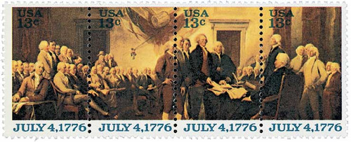 1691-94  - 1976 13c Declaration of Independence