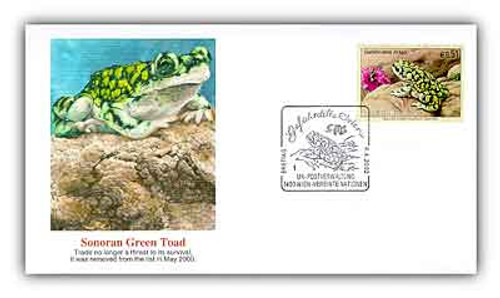 7277520  - 2002 EUR0,51 VN Sonoran Green Toad FDC