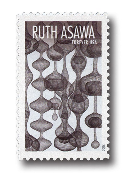 5513  - 2020 55c First-Class Forever Stamps - Ruth Asawa: Multiple Hanging Lobes