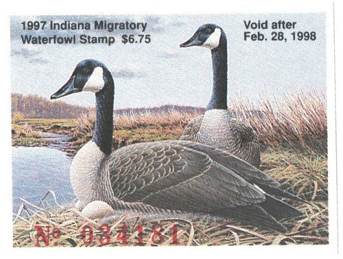 SDIN22  - 1997 Indiana State Duck Stamp