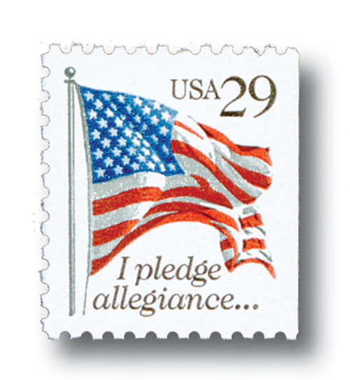 2593B  - 1992 29c Pledge of Allegiance, perf 11 x 10