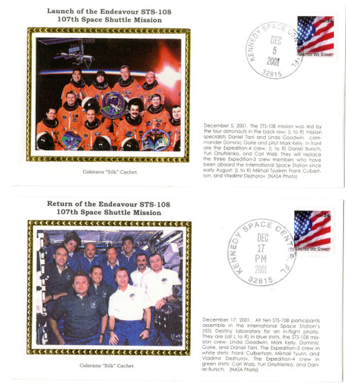 STS108A  - STS-108 Launch and Return Covers