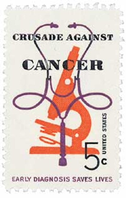 1263  - 1965 5c Crusade Against Cancer