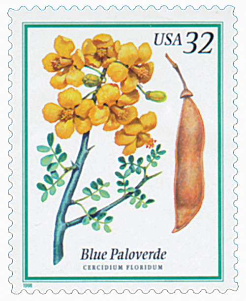 3194  - 1998 32c Flowering Trees: Blue Paloverde