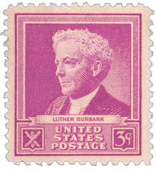 876  - 1940 Famous Americans: 3c Luther Burbank
